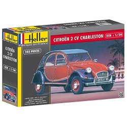 Heller - Maquette - Voiture - Citroen 2CV Charleston