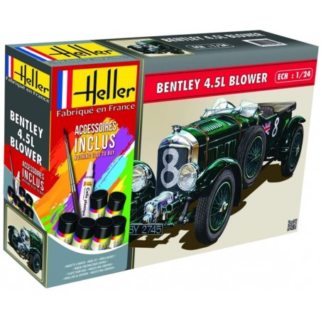 Heller - Maquette - Voiture - Starter Kit - Bentley 4.5L Blower
