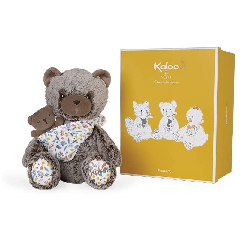 Kaloo - Peluche - Linoo - Oscar le papa ours - 35 cm