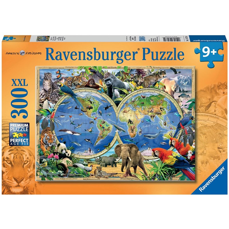 Ravensburger - Puzzle 300 pièces XXL - Le monde sauvage