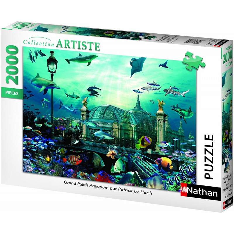 Nathan - Puzzle 2000 pièces - Grand Palais aquarium