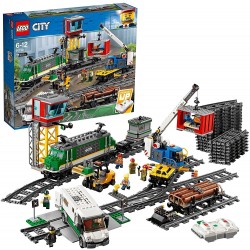 Lego - 60198 - City - Le train de marchandise télécommandé