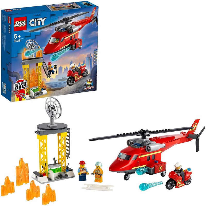 Lego - 60281 - City - L'hélicoptère de secours des pompiers