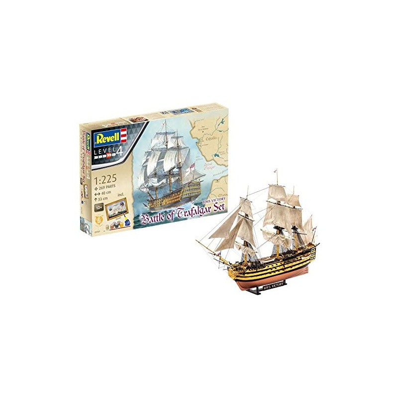 Revell - 05767 - Maquette bateau - Coffret cadeau - Bataille de trafalgar