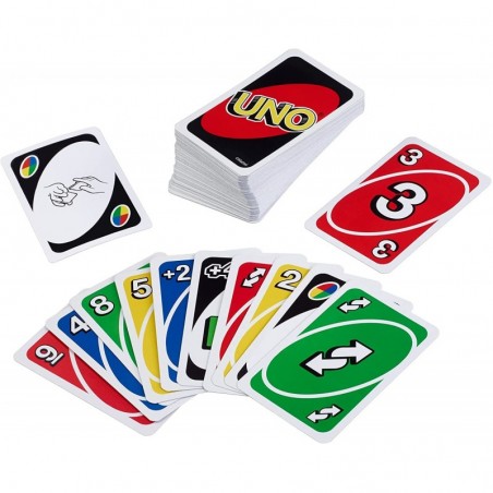 Mattel - Jeu de société - Uno classique