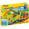 Playmobil - 70179 - 1.2.3 - Train avec passagers et circuit