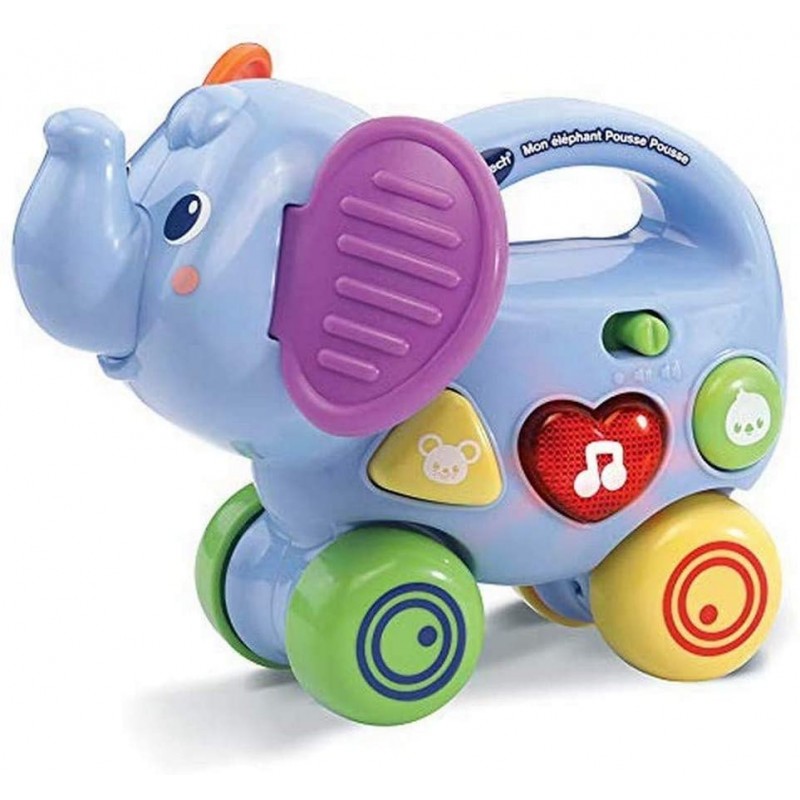 Vtech - Jouet électronique - Mon éléphant pousse pousse