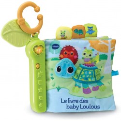 Vtech - Jouet électronique - Livre Toudoux des Loulous - Livre Bébé en Tissu