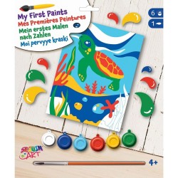 OZ - Loisirs créatifs - Peinture par numéro - Juniors - Tomy la tortue