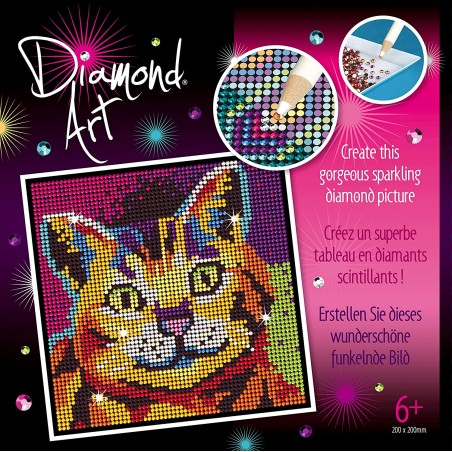 OZ - Loisirs créatifs - Art Diamond - Chat