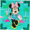 OZ - Loisirs créatifs - Disney - Minnie carte à diamanter 18x18cm Crystal Art