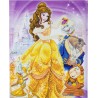OZ - Loisirs créatifs - Disney - La Belle & la Bête tableau à diamanter 40x50cm Crystal Art