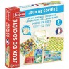 JEUJURA - 8103 - Jeux DE Societe Plateaux en Bois - avec Sac de Rangement