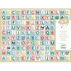 Djeco - DJ09078 - Stickers des petits - Gommettes alphabet