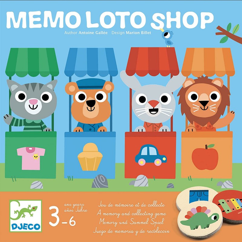 Djeco - DJ08537 - Jeux - Mémo Loto shop