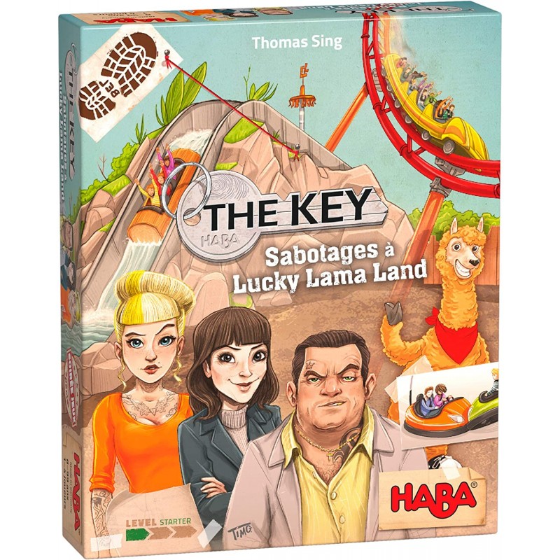 Haba - Jeu de société - The Key - Sabotages à Lucky Lama Land