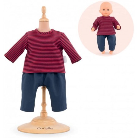 Corolle - Vêtement de poupée - Marinière avec pantalon - 30 cm