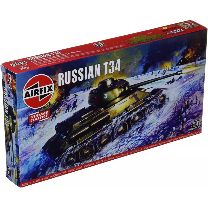 Airfix - Maquette de char - Tank russe T-34 medium