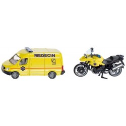 Siku - 1654 - Véhicule miniature - Set de véhicule ambulance