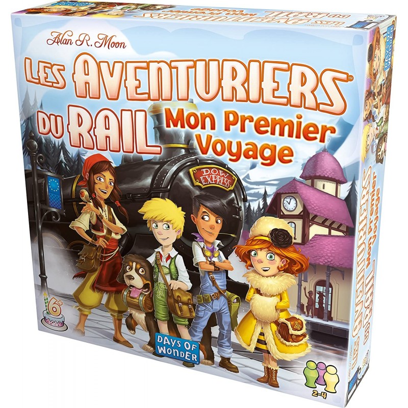 Asmodee - Jeu de société - Les Aventuriers du rail - Mon premier voyage