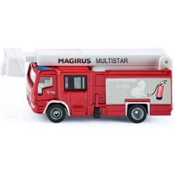 Siku - 1749 - Véhicule miniature - Camion de pompiers Magirus Multistar TLF avec bras téléscopique