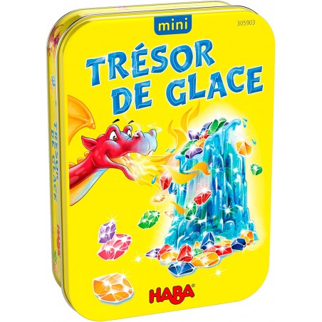 HABA Mini Trésor de Glace société-Jeu de Collecte-5 Ans et plus-305903, 305903, Coloré