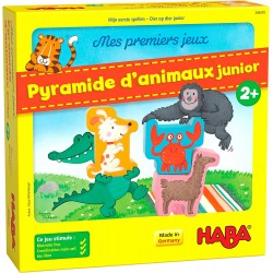 Haba - Jeu de société - Mes premiers jeux - Pyramide d'animaux junior