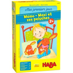 Haba - Jeu de société - Mes premiers jeux - Mémo maxi et ses peluches