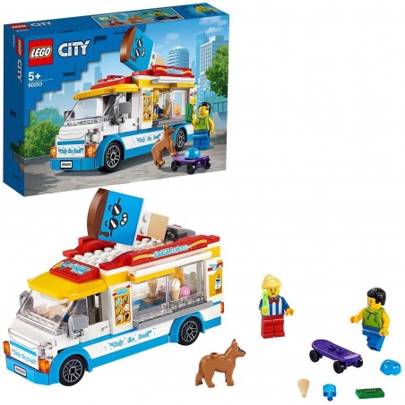 Lego - 60253 - City - Le camion de la marchande de glaces