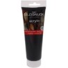 Tube de peinture acrylique - Noir - 250 ml