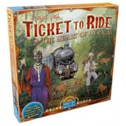 Asmodee - Jeu de société - Les Aventuriers du rail - Extension Au c?ur de l'Afrique