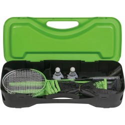 Set complet de Badminton avec 2 raquettes, 2 volants et un filet