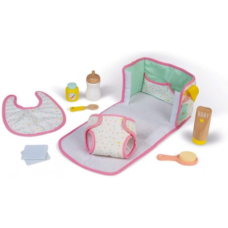 Janod Sac Nursery Sac Langer pour Poupon Jouet en bois