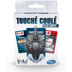 Hasbro - Jeu de société - Jeu de cartes - Touché Coulé