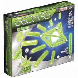 Geomag - Jeu de construction magnétique - Glow - 30 pièces
