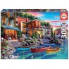 Educa - Puzzle 3000 pièces - Coucher de soleil à Côme
