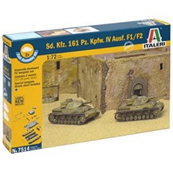 Italeri - I7514 - Maquette - Chars d'assaut - Panzer IV Ausf F1 - Echelle 1:72