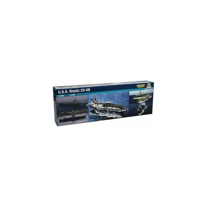 Italeri - 503 - Maquette - Bateau - Porte-avion USS Nimitz - Echelle 1:720