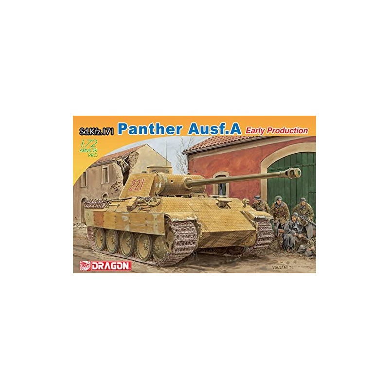 Dragon - Maquette militaire - Tank panther AUSF.A Early production - 1:72
