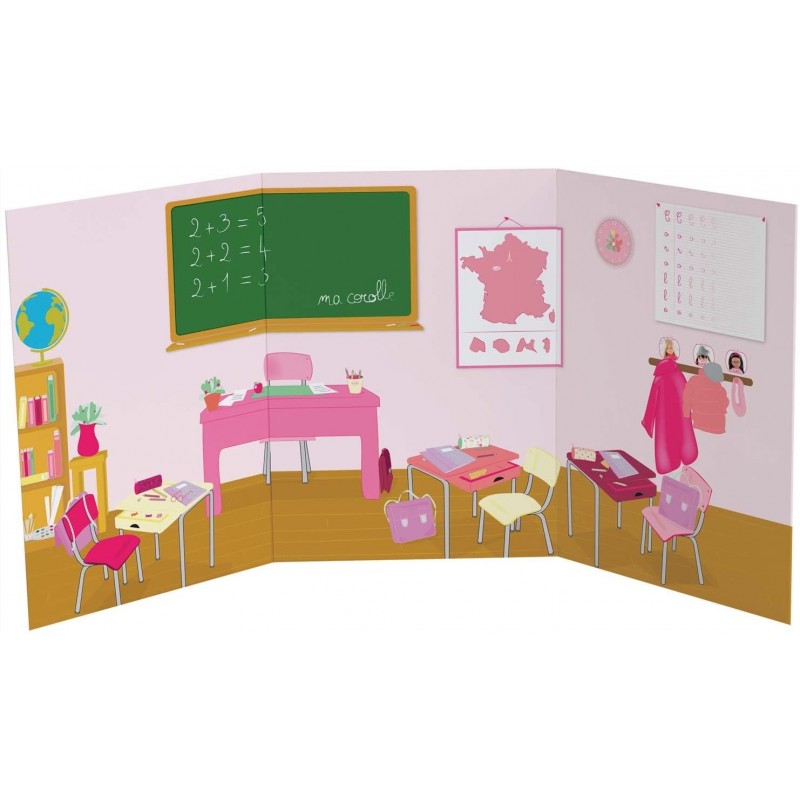 Corolle - Accessoire - Décor de jeux - Maison et école