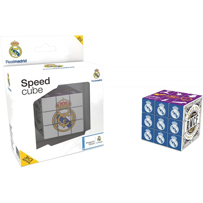 KICK OFF GAMES, Cubo Rubiks, Rubik's Cube 3x3 du Real Madrid (34808)