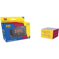 Megableu- Rubiks Cube-FC Barcelona, 34809, Multicouleurs