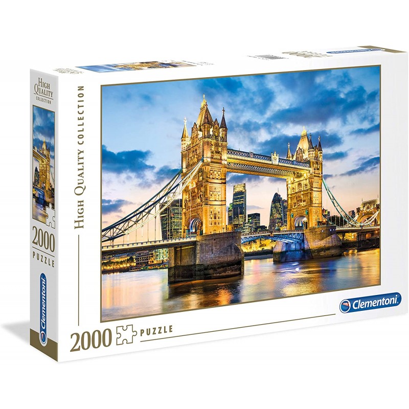 Clementoni - Puzzle 2000 pièces - Tower Bridge