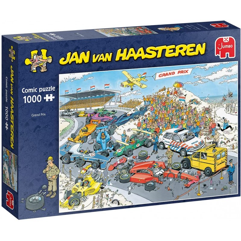 Jumbo - Puzzle 1000 pièces - Départ de formule 1 - Jan Van Haasteren