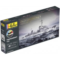 Heller - Maquette - Bateau - Starter Kit - Torpedoboot T23