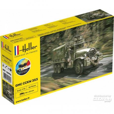Heller - Maquette - Militaire - Starter Kit - GMC CCKW 353
