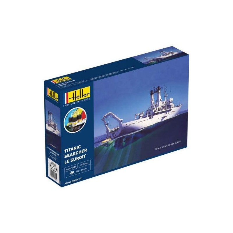 Heller - Maquette - Bateau - Starter Kit - Titanic searcher Le Surcroit