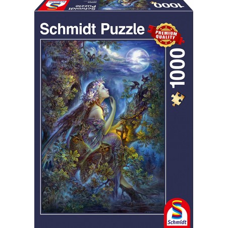 Schmidt Spiele- Puzzle de 1000 pièces au Clair de Lune, 58959