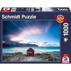 Schmidt - Puzzle 1000 pièces - Cabane sur la côte atlantique