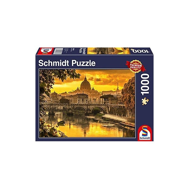 Schmidt - Puzzle 1000 pièces - Lumière d'or sur Rome